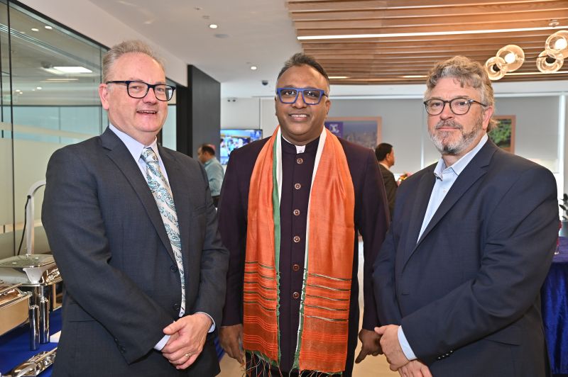 Professor Lindsay G Oades, Deputy Dean at the Faculty of Education, at the Agreement Signing Ceremony of the University of Melbourne and O.P. Jindal Global University.