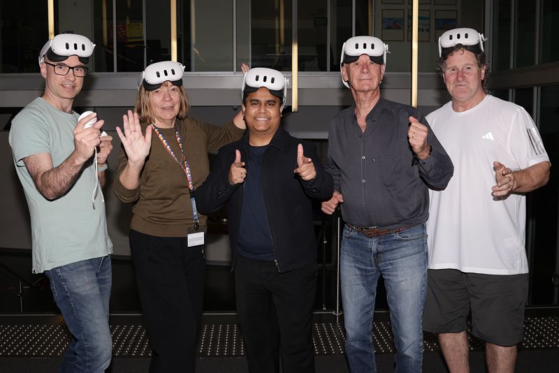 Mr Ben Loveridge, Dr Pauline Thompson, Dr Donnie Adams, Associate Professor Lawrie Drysdale and Professor David Gurr 